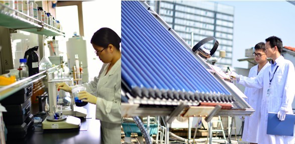 Intertek工程师进行建材产品测试